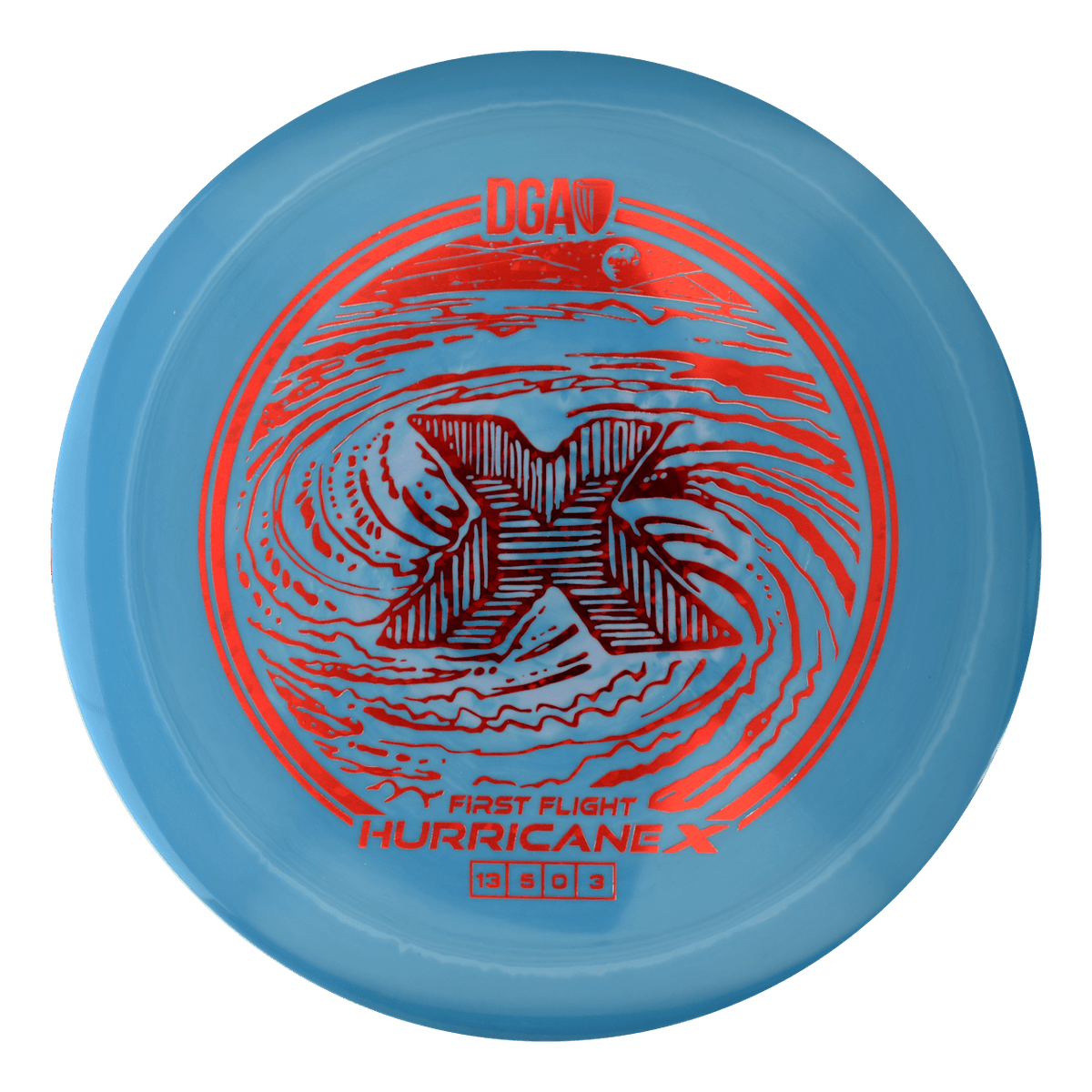 First Flight LE Swirl Hurricane X Distance Driver - Distance Driver - DGA Factory Store