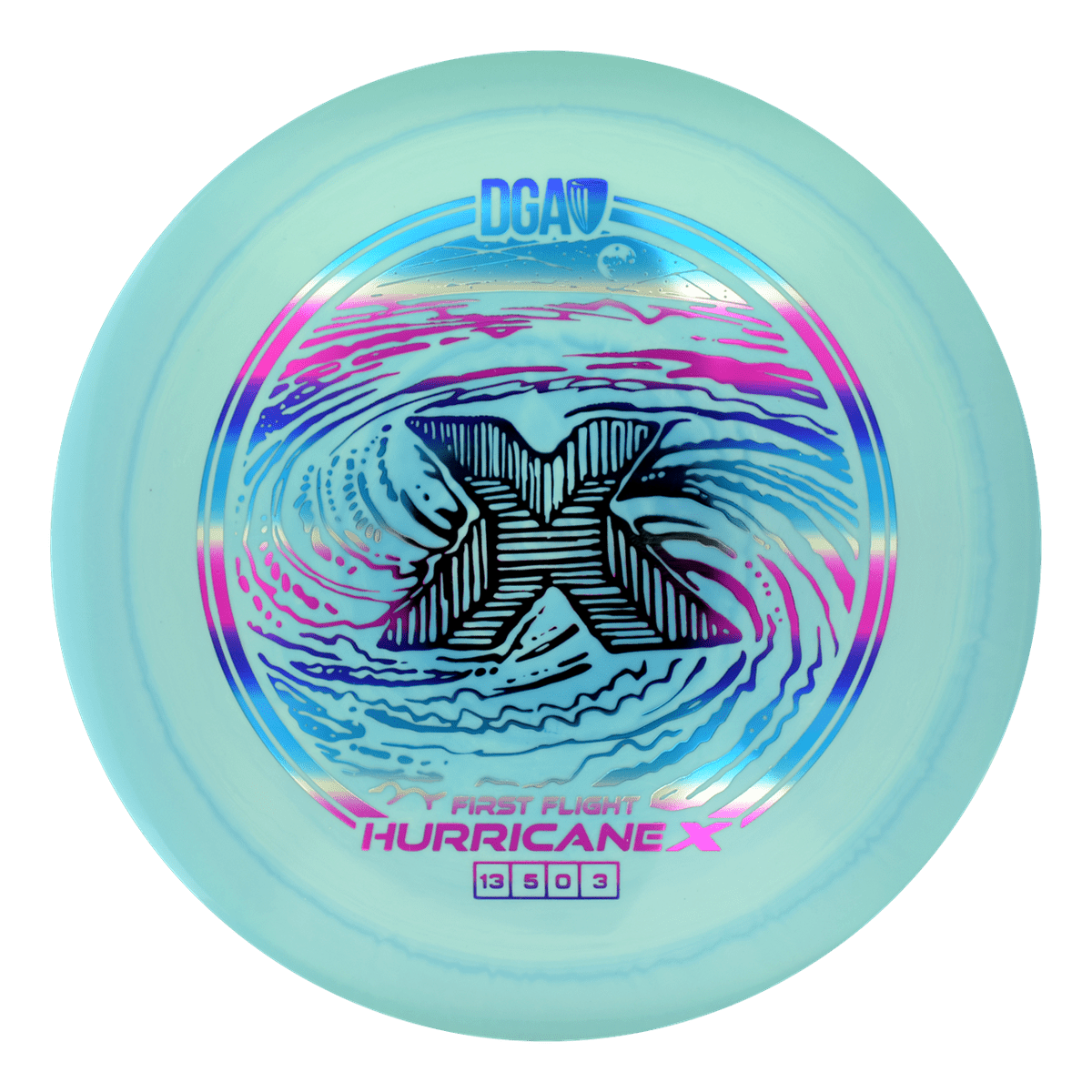 First Flight LE Swirl Hurricane X Distance Driver - Distance Driver - DGA Factory Store
