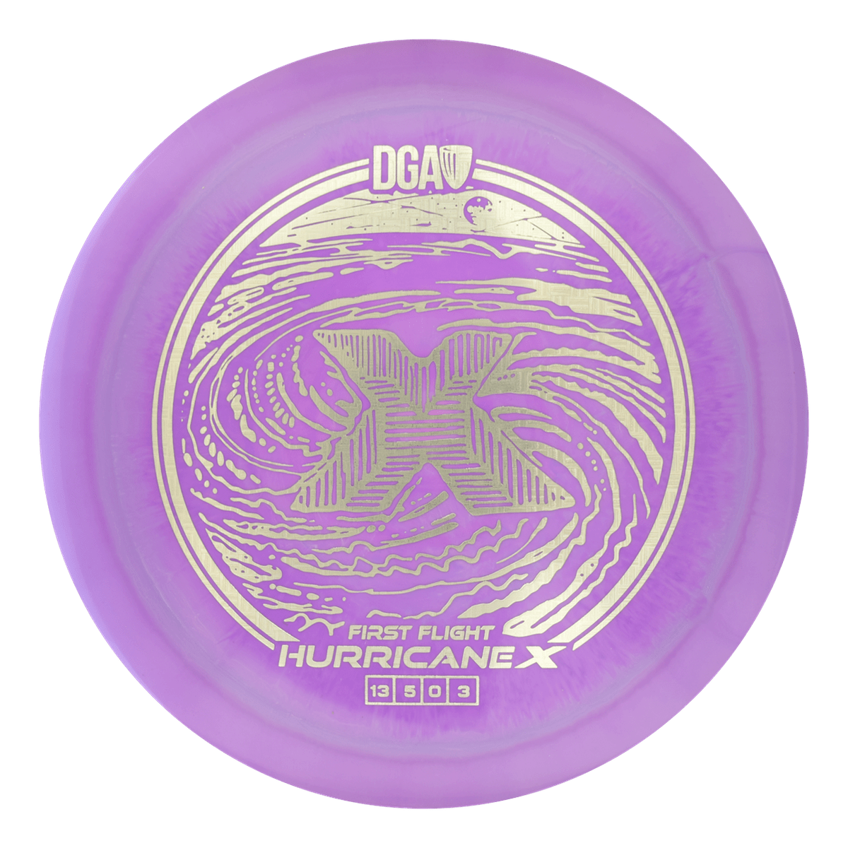 First Flight LE Swirl Hurricane X Distance Driver - Distance Driver - DGA Factory Store
