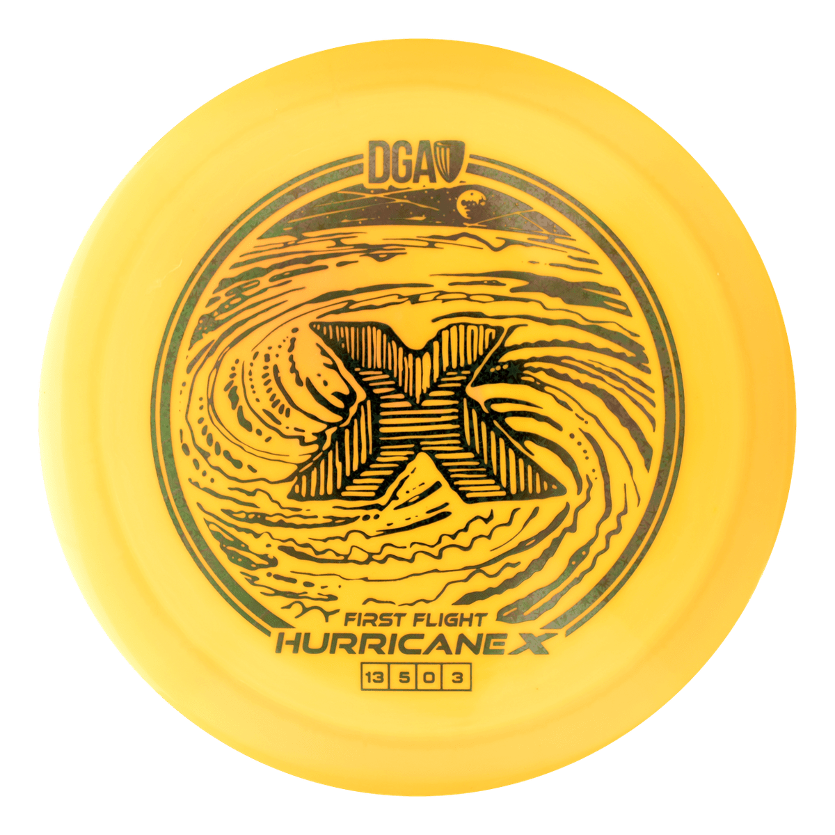 First Flight LE Swirl Hurricane X Distance Driver - Distance Driver - DGA Factory Store