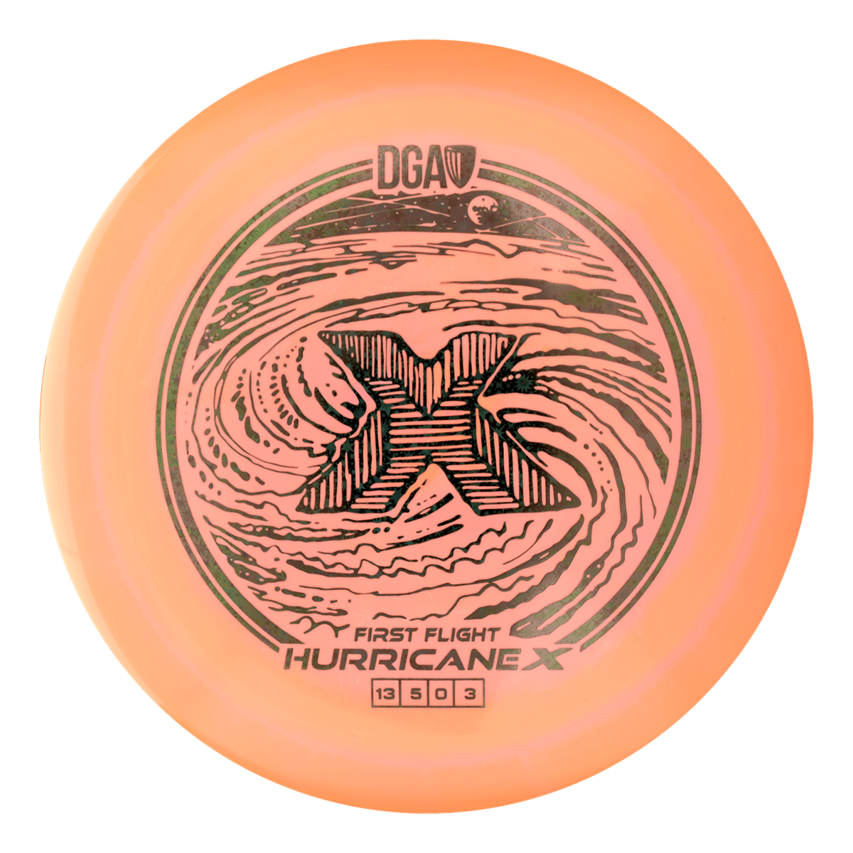 First Flight LE Swirl Hurricane X Distance Driver - Distance Driver - DGA Factory Store