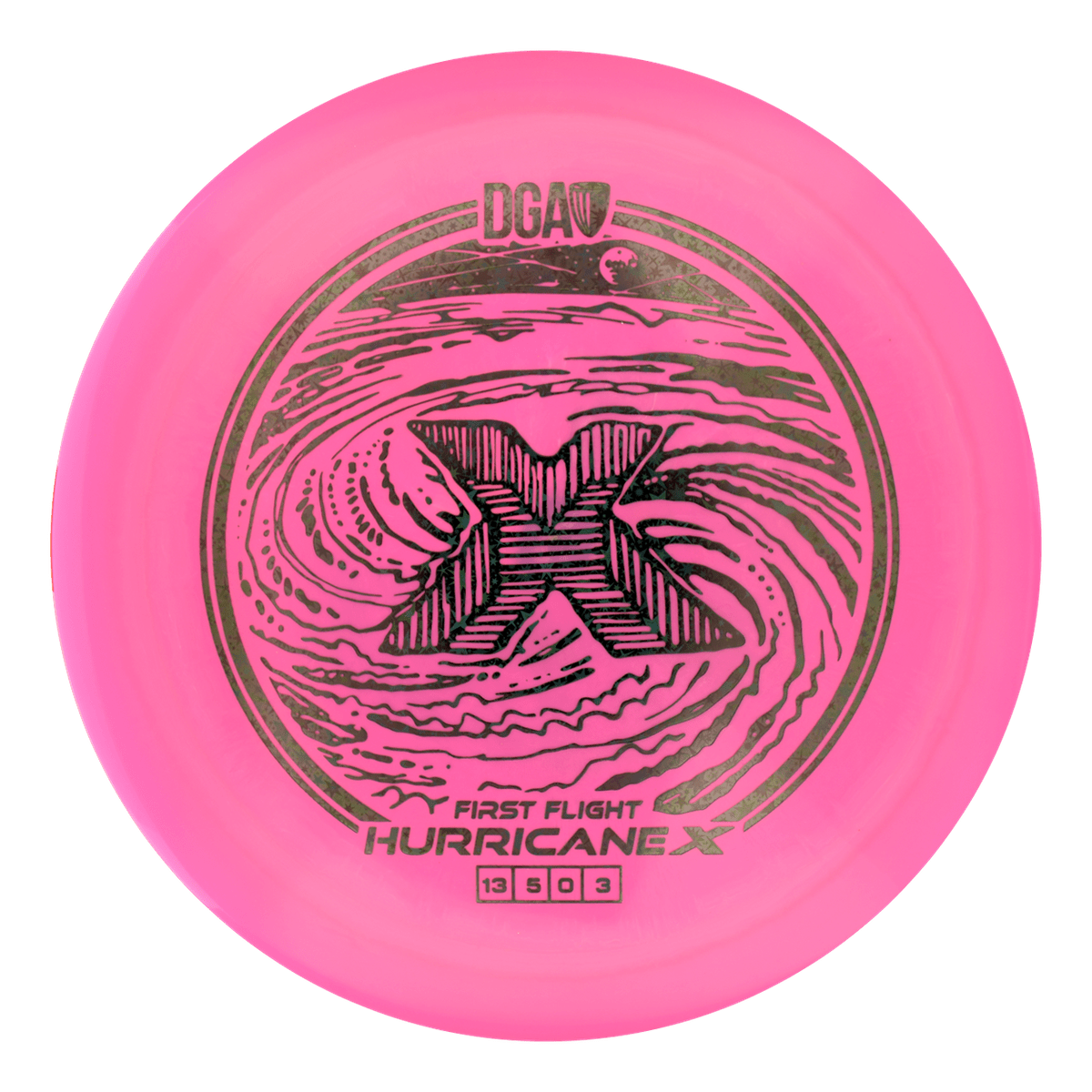 First Flight LE Swirl Hurricane X Distance Driver - Distance Driver - DGA Factory Store