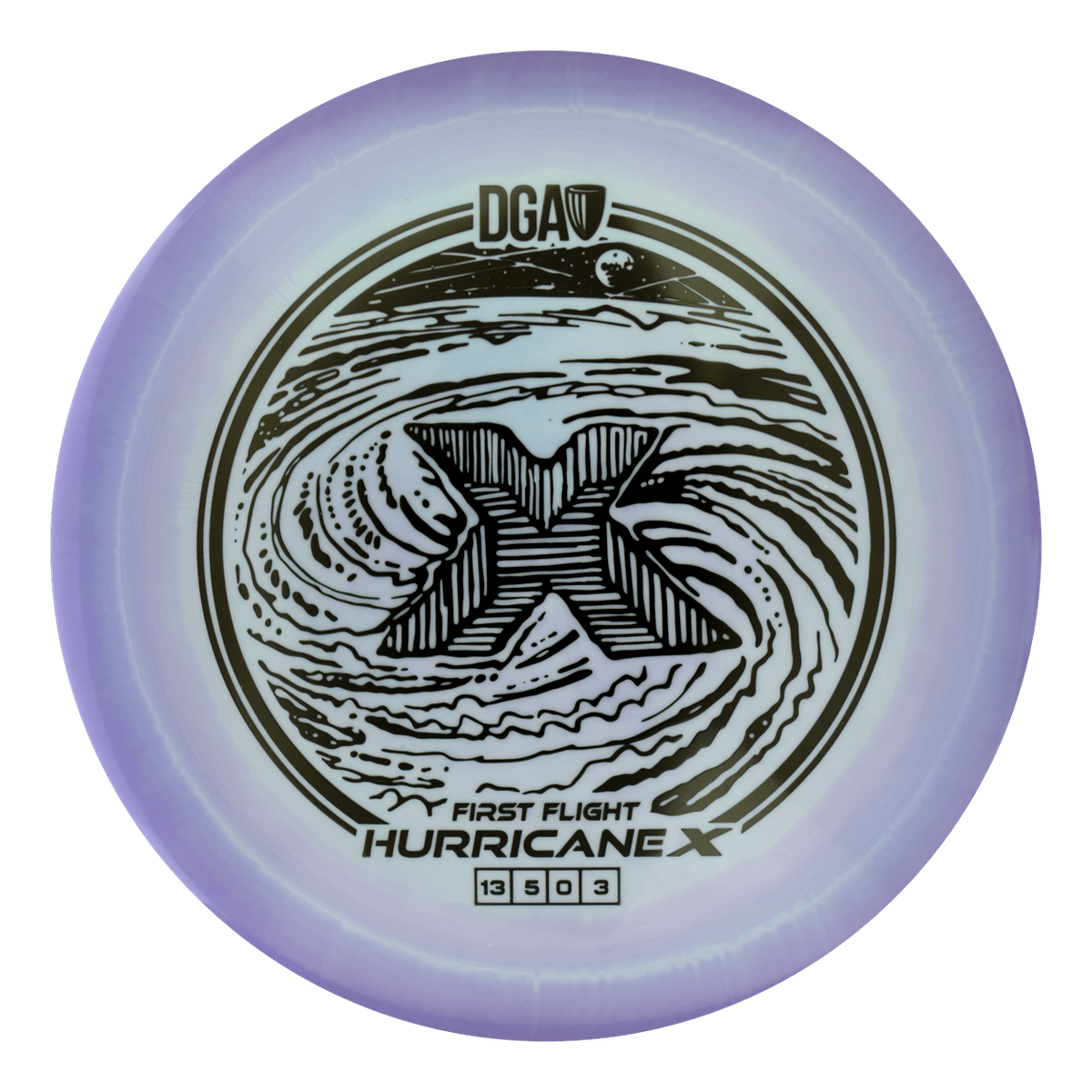 First Flight LE Swirl Hurricane X Distance Driver - Distance Driver - DGA Factory Store
