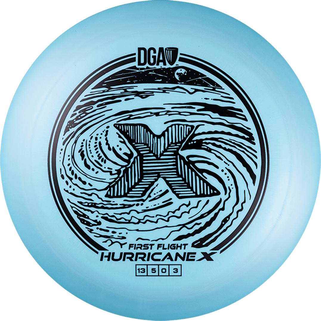 First Flight LE Swirl Hurricane X Distance Driver - Distance Driver - DGA Factory Store