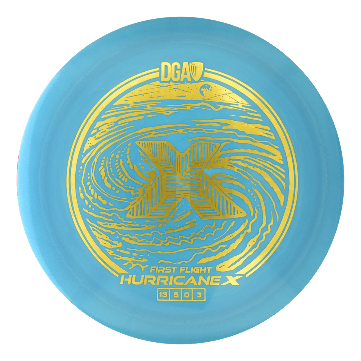 First Flight LE Swirl Hurricane X Distance Driver - Distance Driver - DGA Factory Store