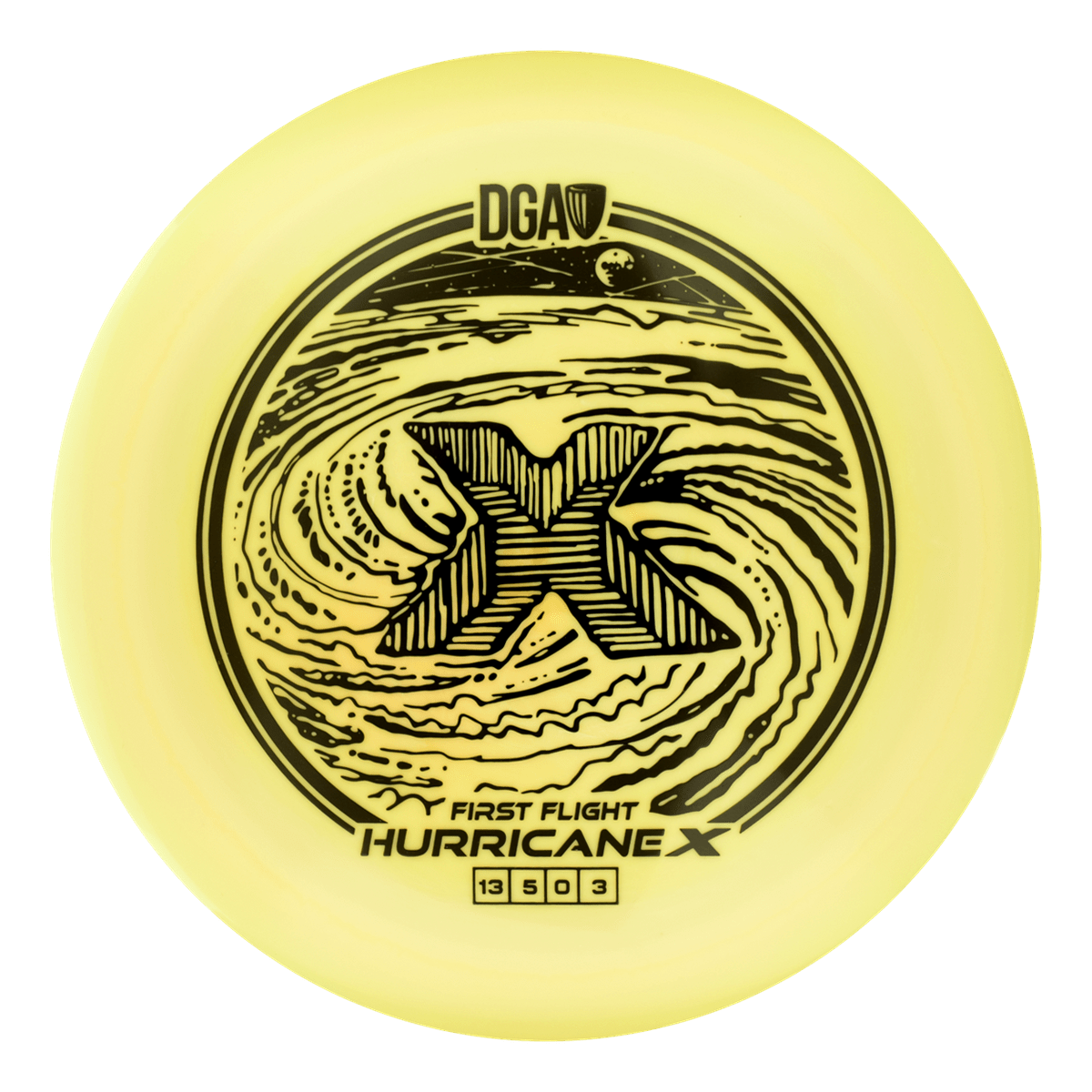 First Flight LE Swirl Hurricane X Distance Driver - Distance Driver - DGA Factory Store