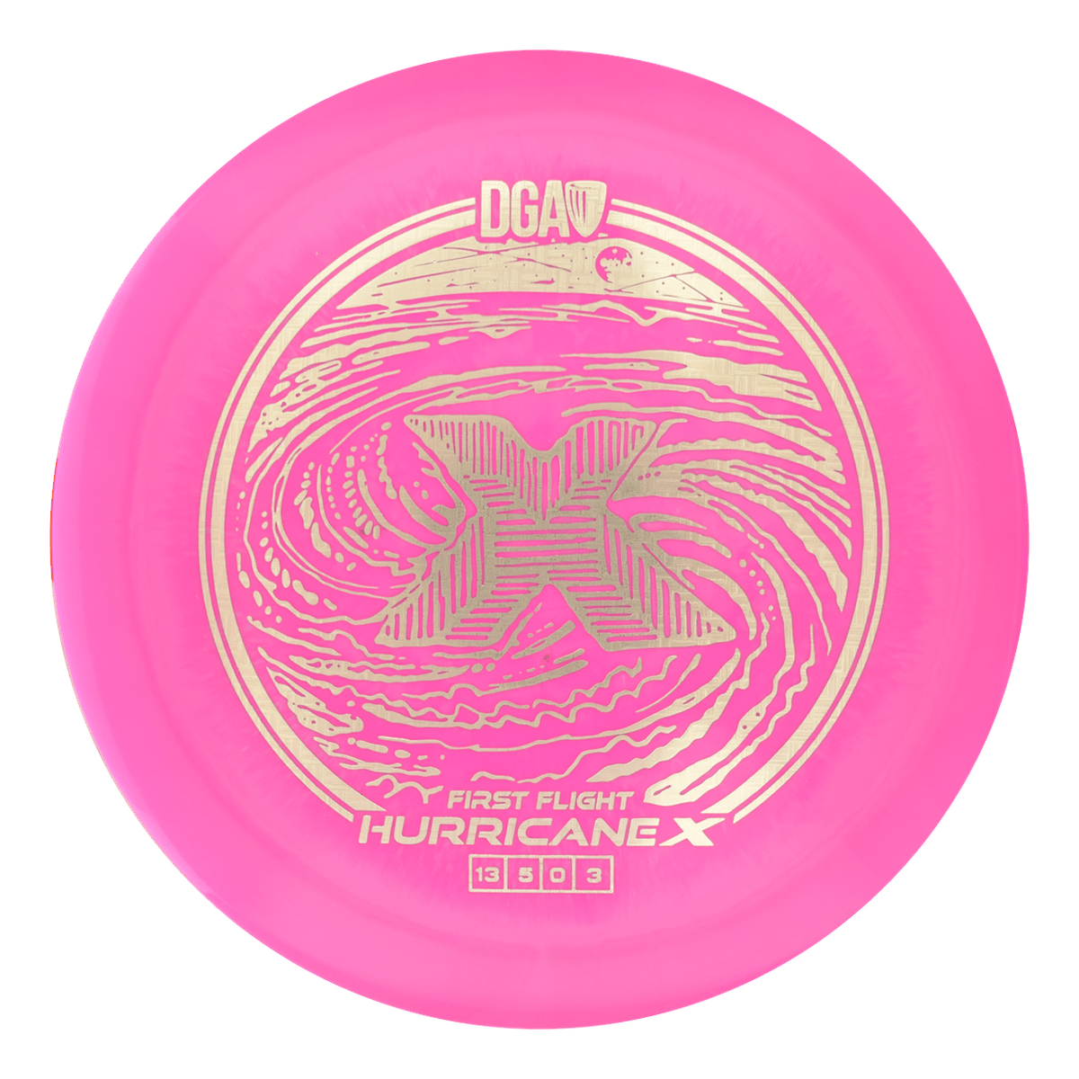 First Flight LE Swirl Hurricane X Distance Driver - Distance Driver - DGA Factory Store