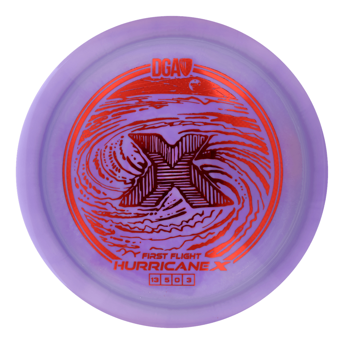 First Flight LE Swirl Hurricane X Distance Driver - Distance Driver - DGA Factory Store