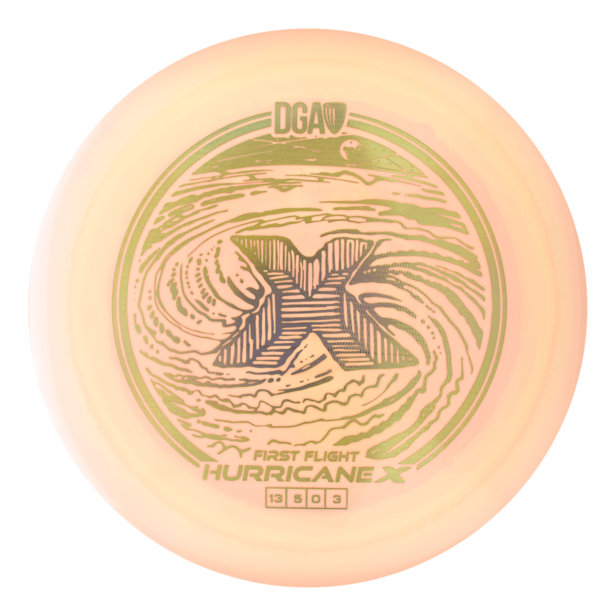 First Flight LE Swirl Hurricane X Distance Driver - Distance Driver - DGA Factory Store