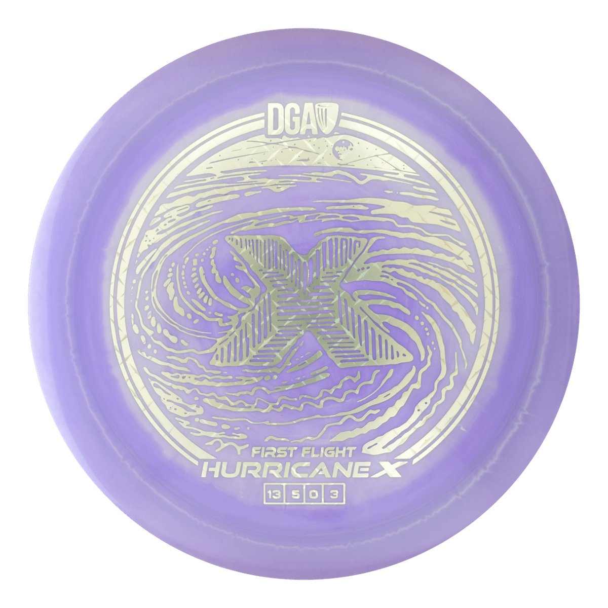First Flight LE Swirl Hurricane X Distance Driver - Distance Driver - DGA Factory Store