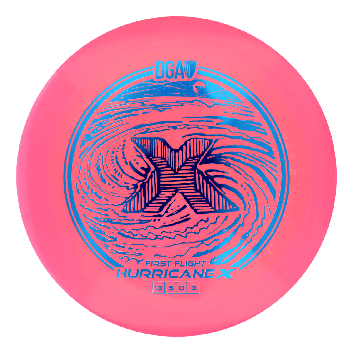 First Flight LE Swirl Hurricane X Distance Driver - Distance Driver - DGA Factory Store