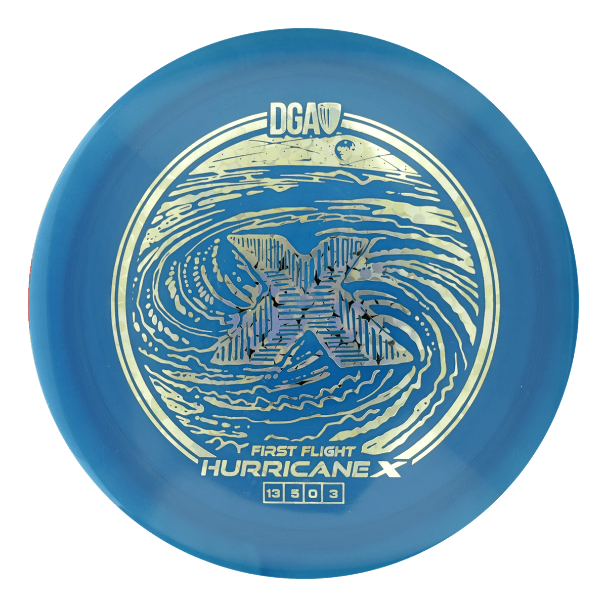 First Flight LE Swirl Hurricane X Distance Driver - Distance Driver - DGA Factory Store
