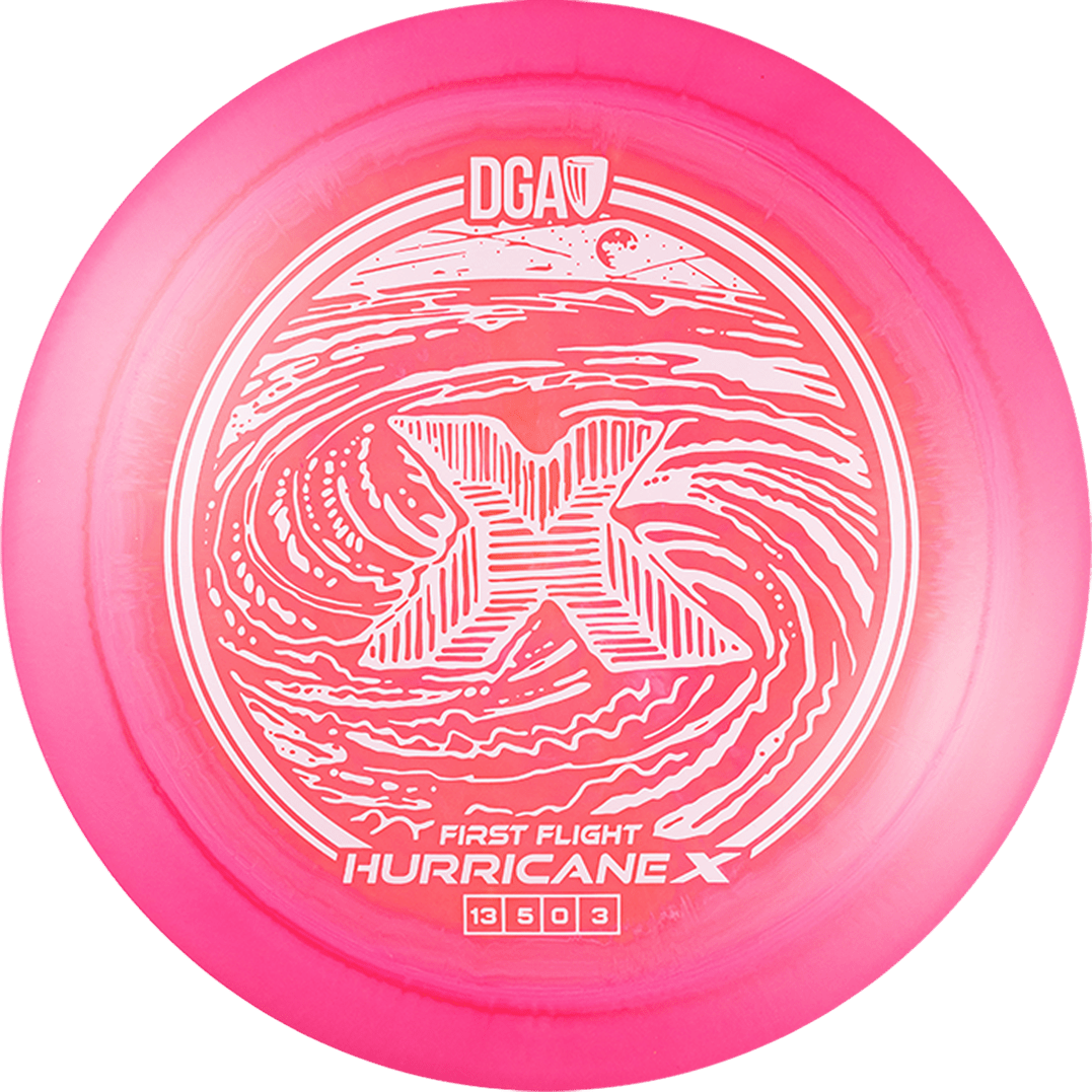 First Flight LE Swirl Hurricane X Distance Driver - Distance Driver - DGA Factory Store
