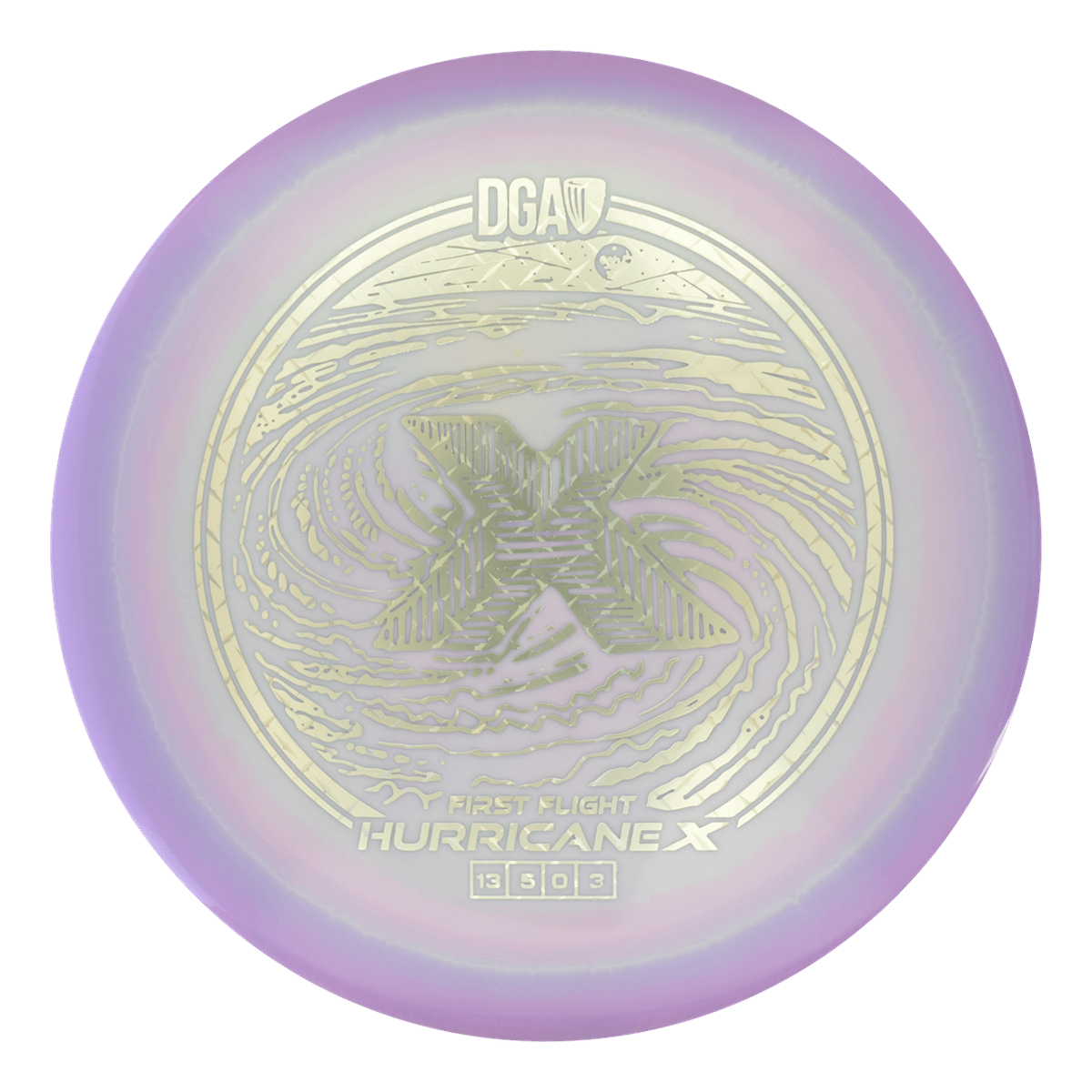 First Flight LE Swirl Hurricane X Distance Driver - Distance Driver - DGA Factory Store
