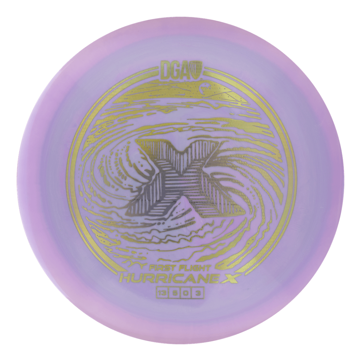 First Flight LE Swirl Hurricane X Distance Driver - Distance Driver - DGA Factory Store