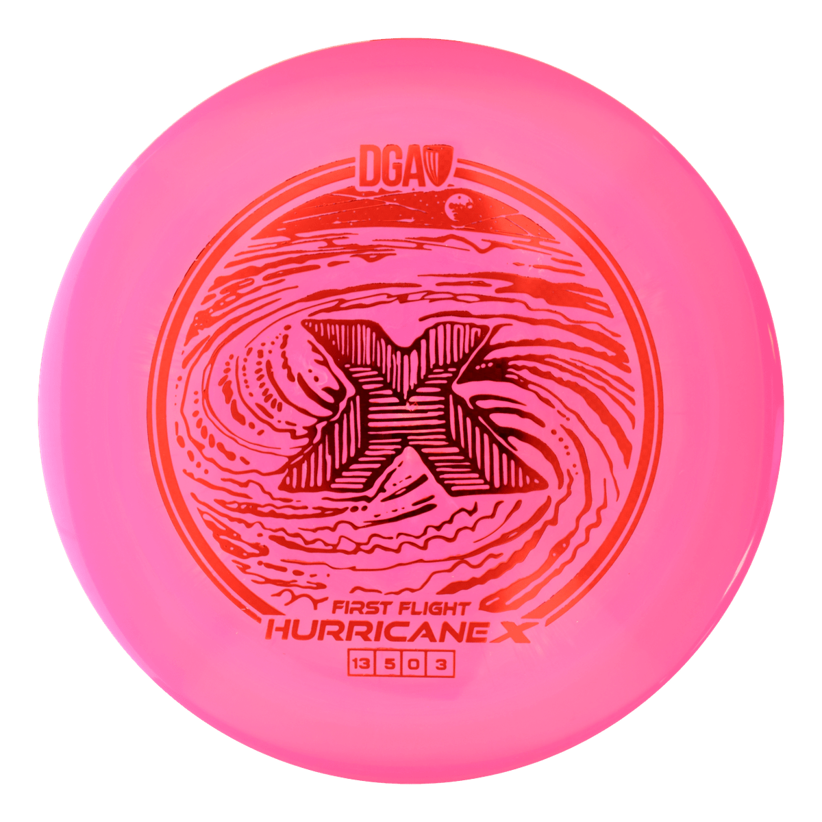 First Flight LE Swirl Hurricane X Distance Driver - Distance Driver - DGA Factory Store