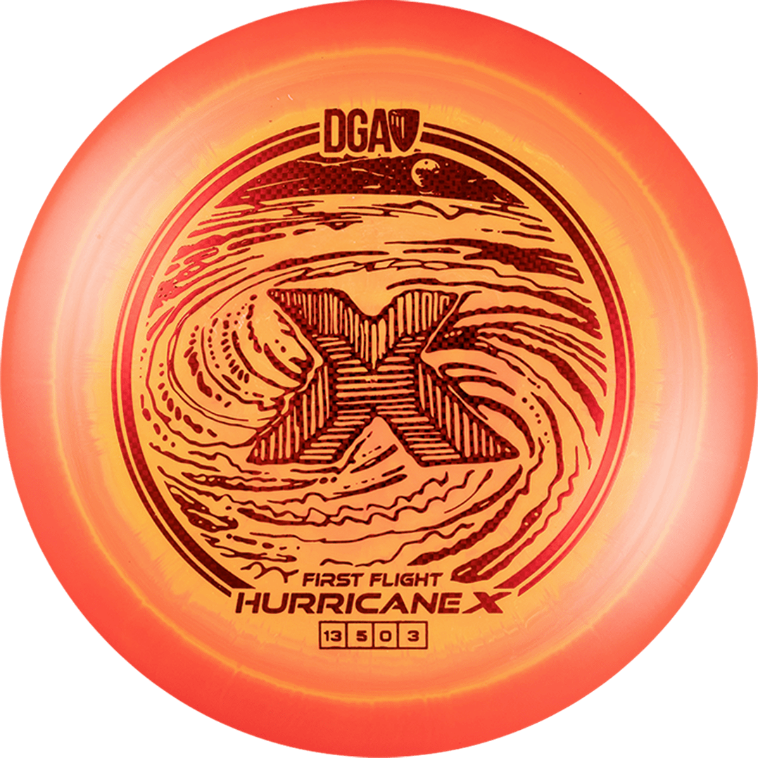 First Flight LE Swirl Hurricane X Distance Driver - Distance Driver - DGA Factory Store