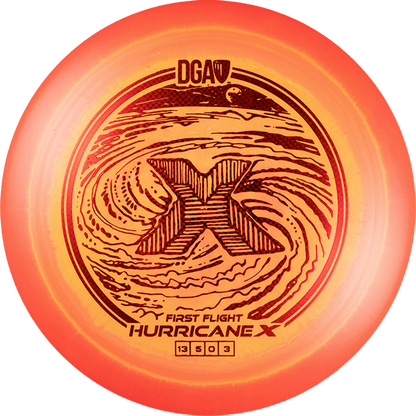 First Flight LE Swirl Hurricane X Distance Driver - Distance Driver - DGA Factory Store