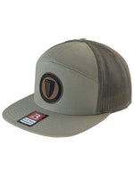 Leather Patch 7 Panel Mesh Hat - Patch Cap - DGA Factory Store