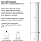 Mach Series Basket Pole Extension For Mach Baskets - DGA Factory Store