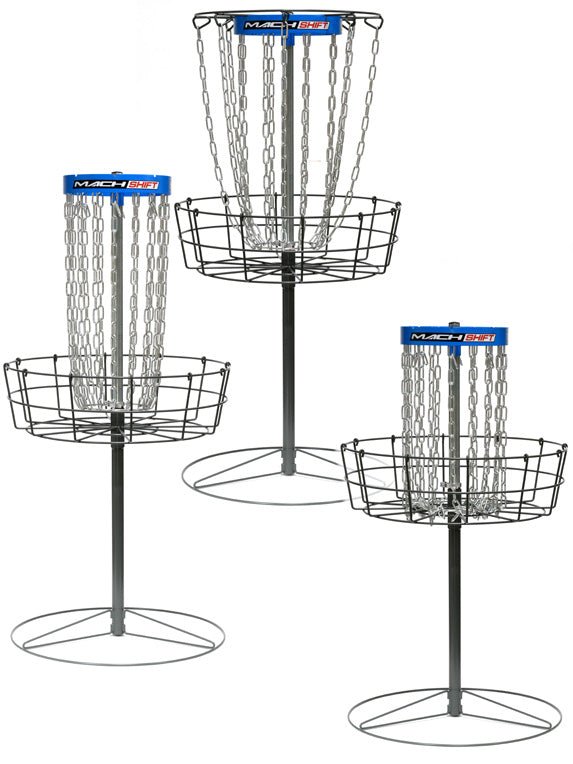 Mach Shift Basket | 3 - in - 1 Portable Adjustable Practice Disc Golf Basket - Disc Golf Basket - DGA Factory Store