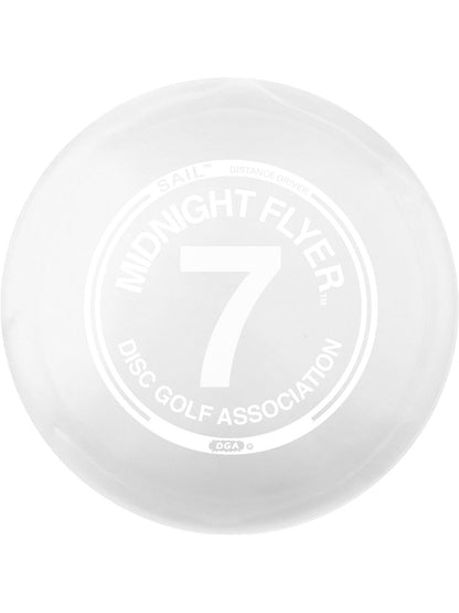 "Midnight Flyer" Sail #7 Distance Driver Glow Disc - Midrange Disc - DGA Factory Store