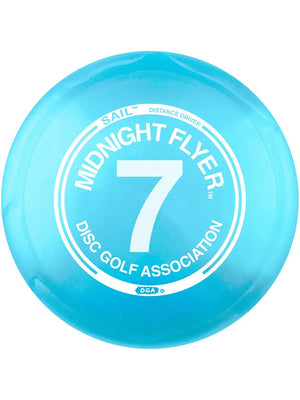 "Midnight Flyer" Sail #7 Distance Driver Glow Disc - Midrange Disc - DGA Factory Store