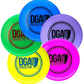 Mini Trophy Mini Disc Golf Basket and Five Mini Discs - DIsc Golf Set - DGA Factory Store