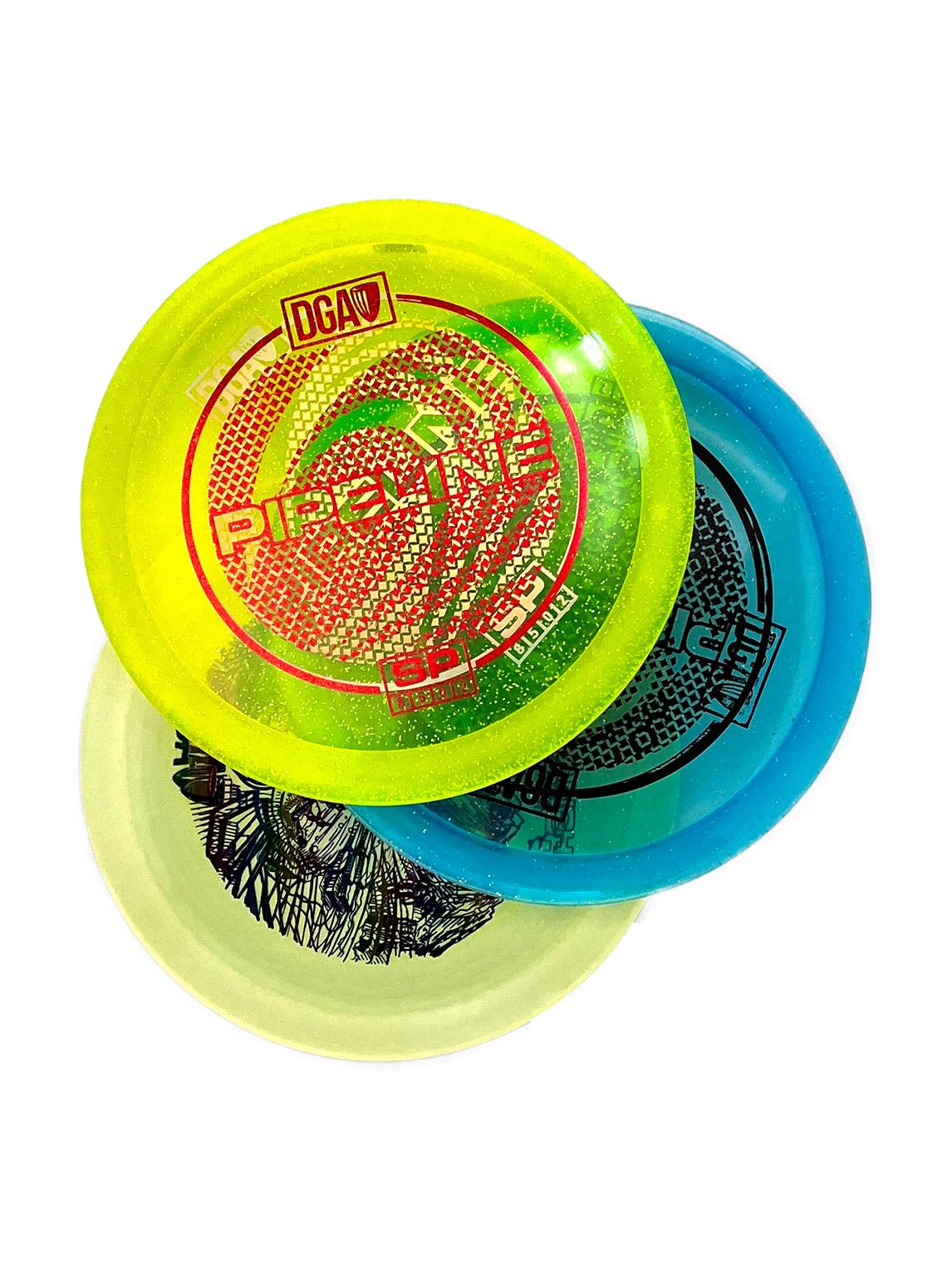 Misprint Assorted 3 - Pack Premium Plastic - Disc Golf Set - DGA Factory Store