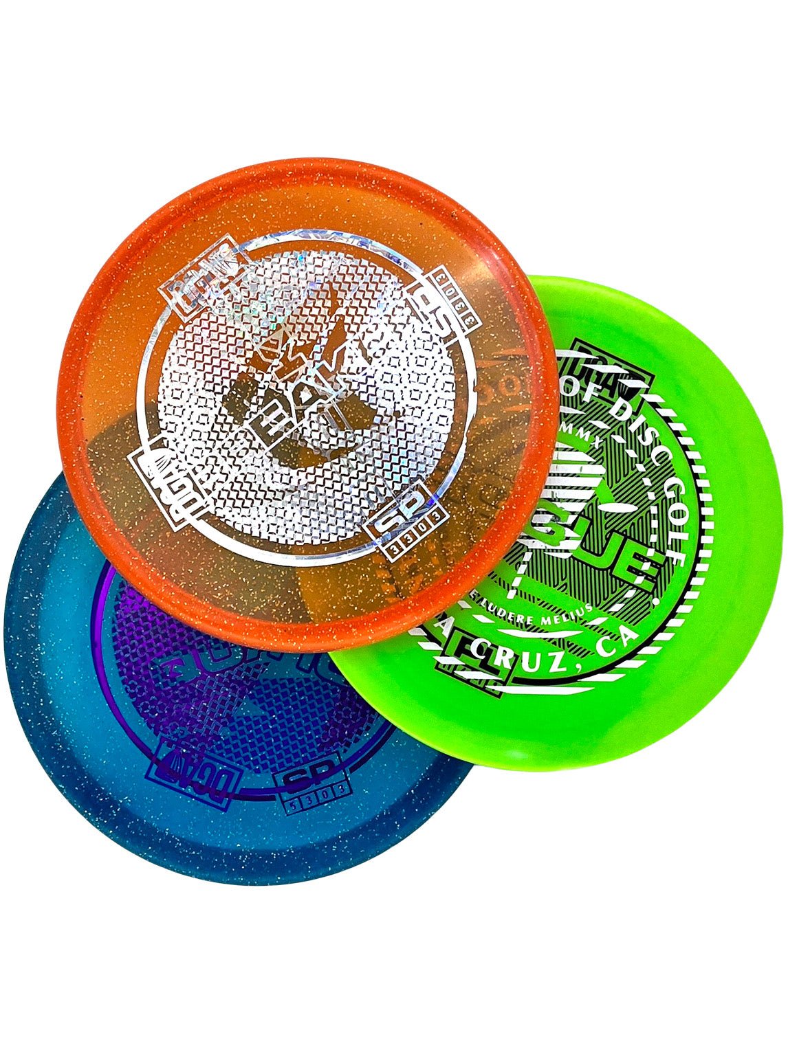 Misprint Assorted 3 - Pack Premium Plastic - Disc Golf Set - DGA Factory Store