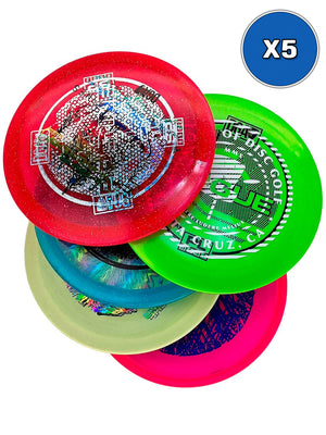 Misprint Assorted Disc 5 - Pack Premium Plastic - DIsc Golf Set - DGA Factory Store