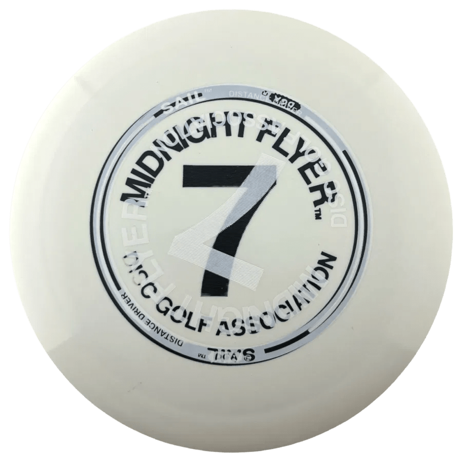 Misprint Midnight Flyer 7 Glow Sail Distance Driver (Blue, Pink, White) - Distance Driver - DGA Factory Store