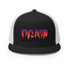 Mountain Sunset Trucker - Black/ White