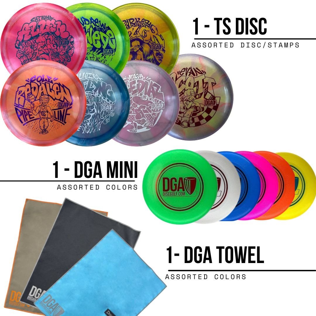 NADGT B - Tier Player Pack - Disc Golf Set - DGA Factory Store