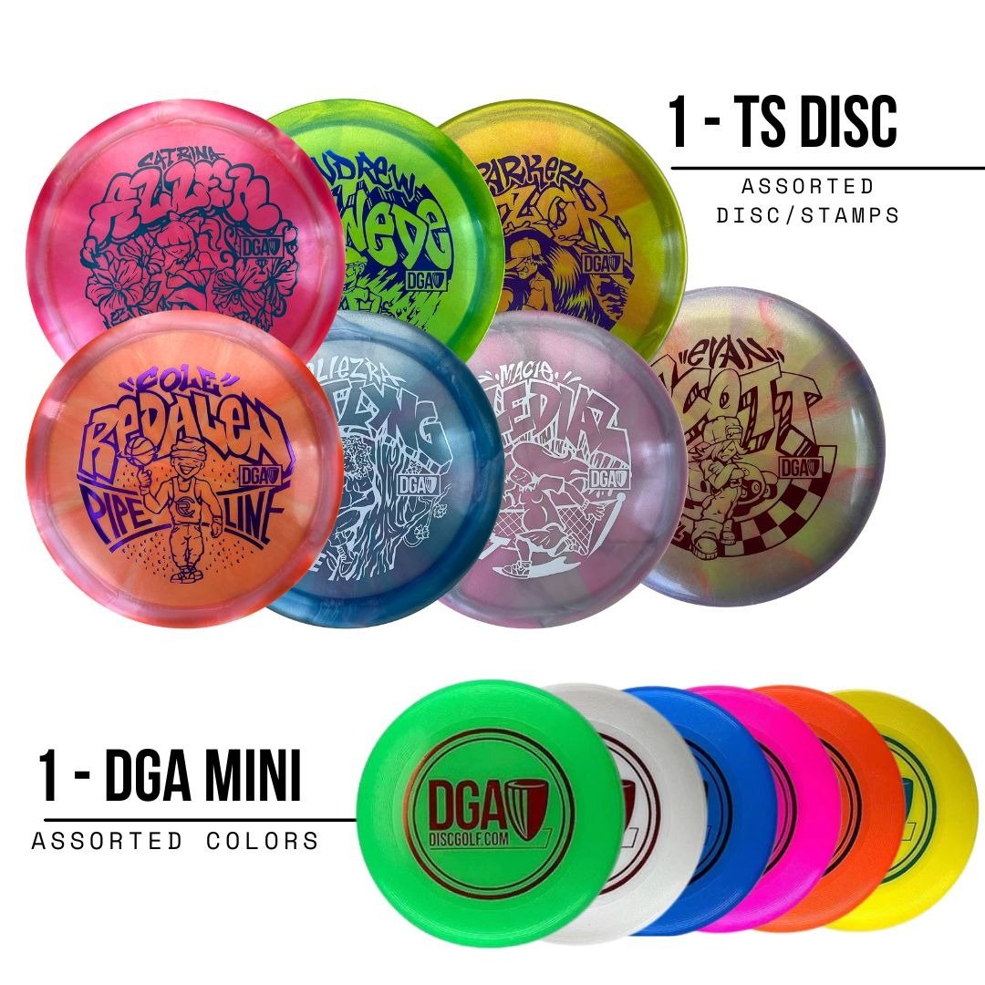 NADGT C - Tier Player Pack - Disc Golf Set - DGA Factory Store