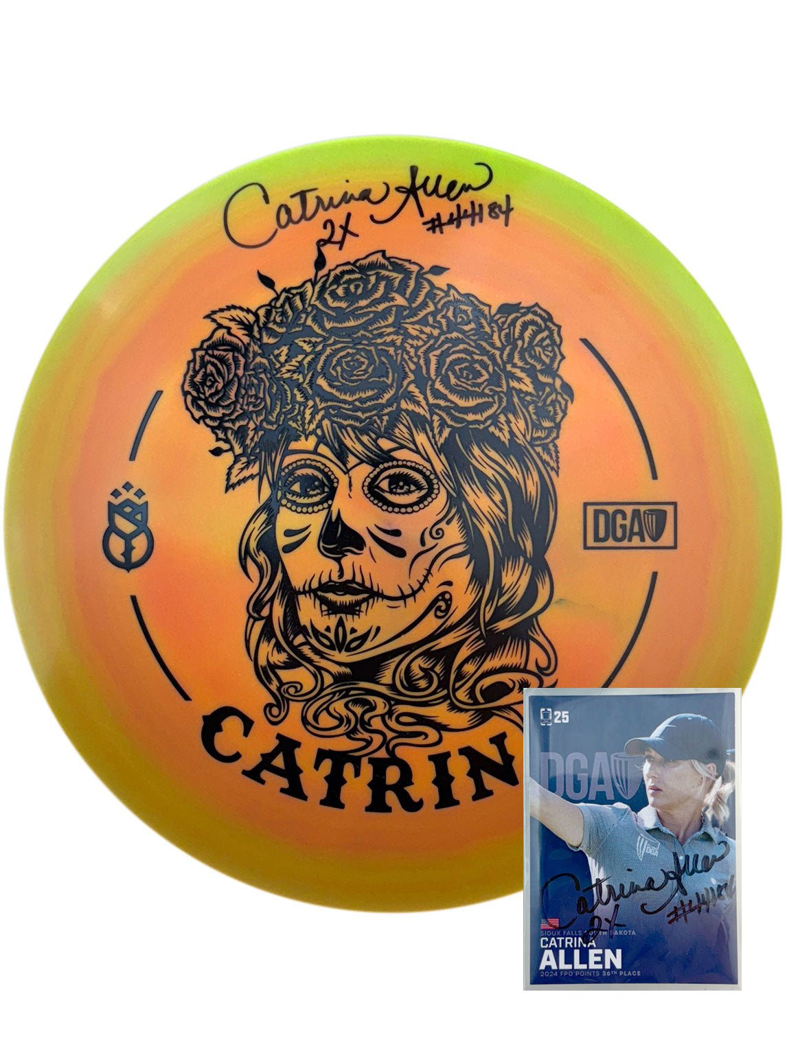 Signed Team Disc - La Catrina Swirl Vortex Fairway Driver - Fairway Driver - DGA Factory Store