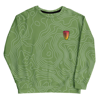 Topographic Crew - Sweatshirt - DGA Factory Store