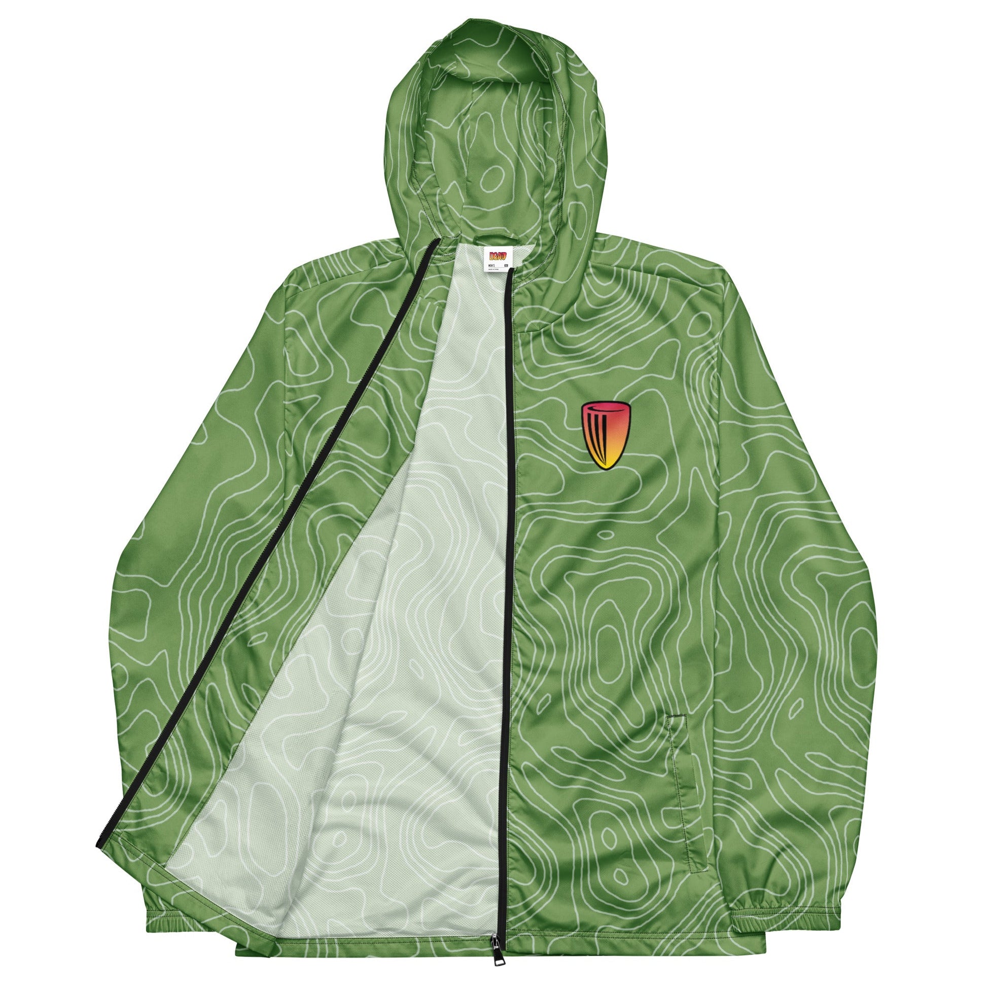 Topographic Windbreaker - Jacket - DGA Factory Store