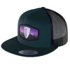 Wilderness Patch Flat Mesh Hat - Navy