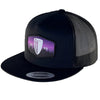 Wilderness Patch Flat Mesh Hat - Black