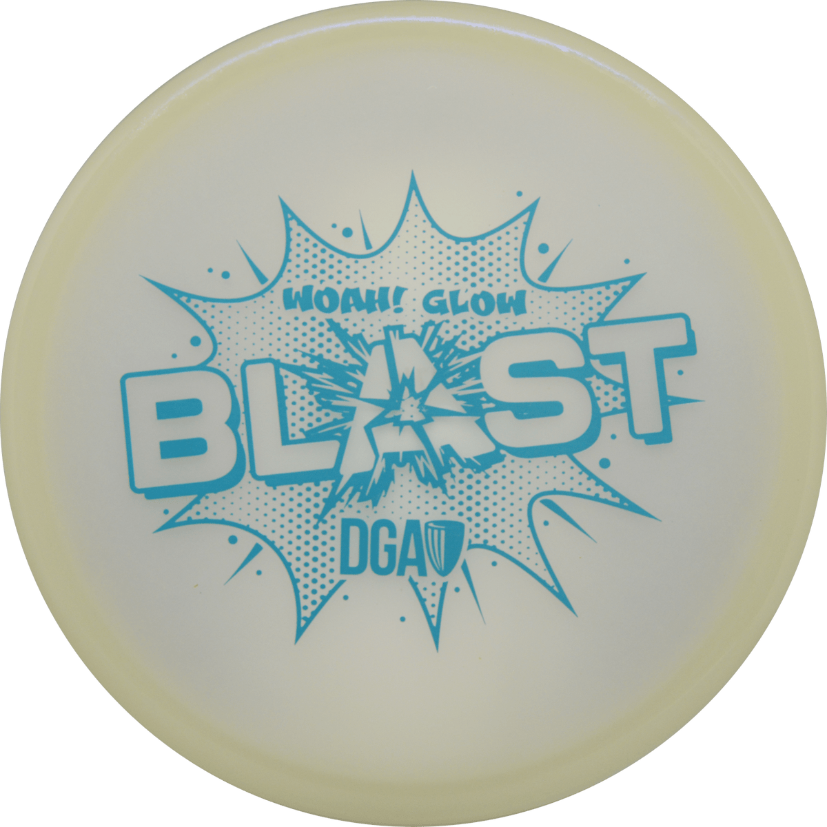 Woah! Glow Blast - Putt and Approach Disc - DGA Factory Store
