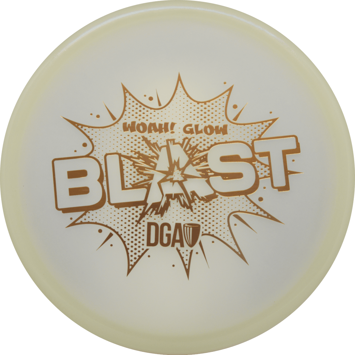 Woah! Glow Blast - Putt and Approach Disc - DGA Factory Store